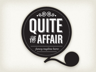 Quite the Affair - option 2 logo