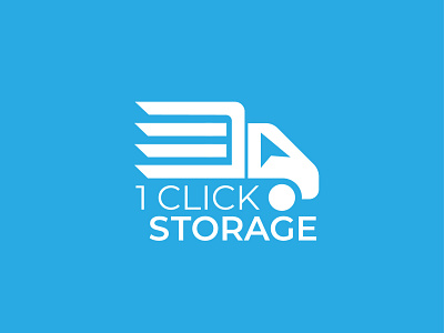 1 click storage logo abstract brand design illustrator logo