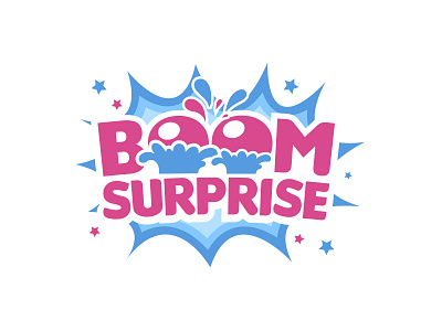 Boom surprise logo ai brand design illustrator logo skull