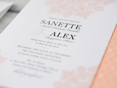 Wedding Album Front Cover by Ian Brassington on Dribbble