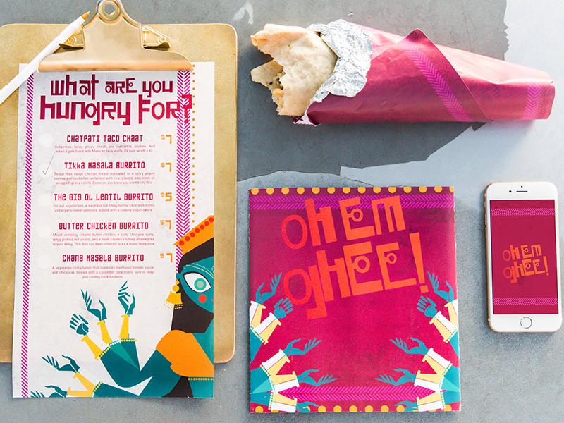 Oh Em Ghee! Food Truck by Madisson Staires on Dribbble