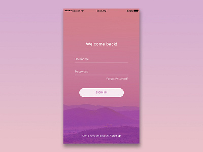 Daily UI #001 - Sign Up