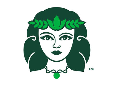 Queen of Greens™ Logo Design brand design flavor illustration logo vector