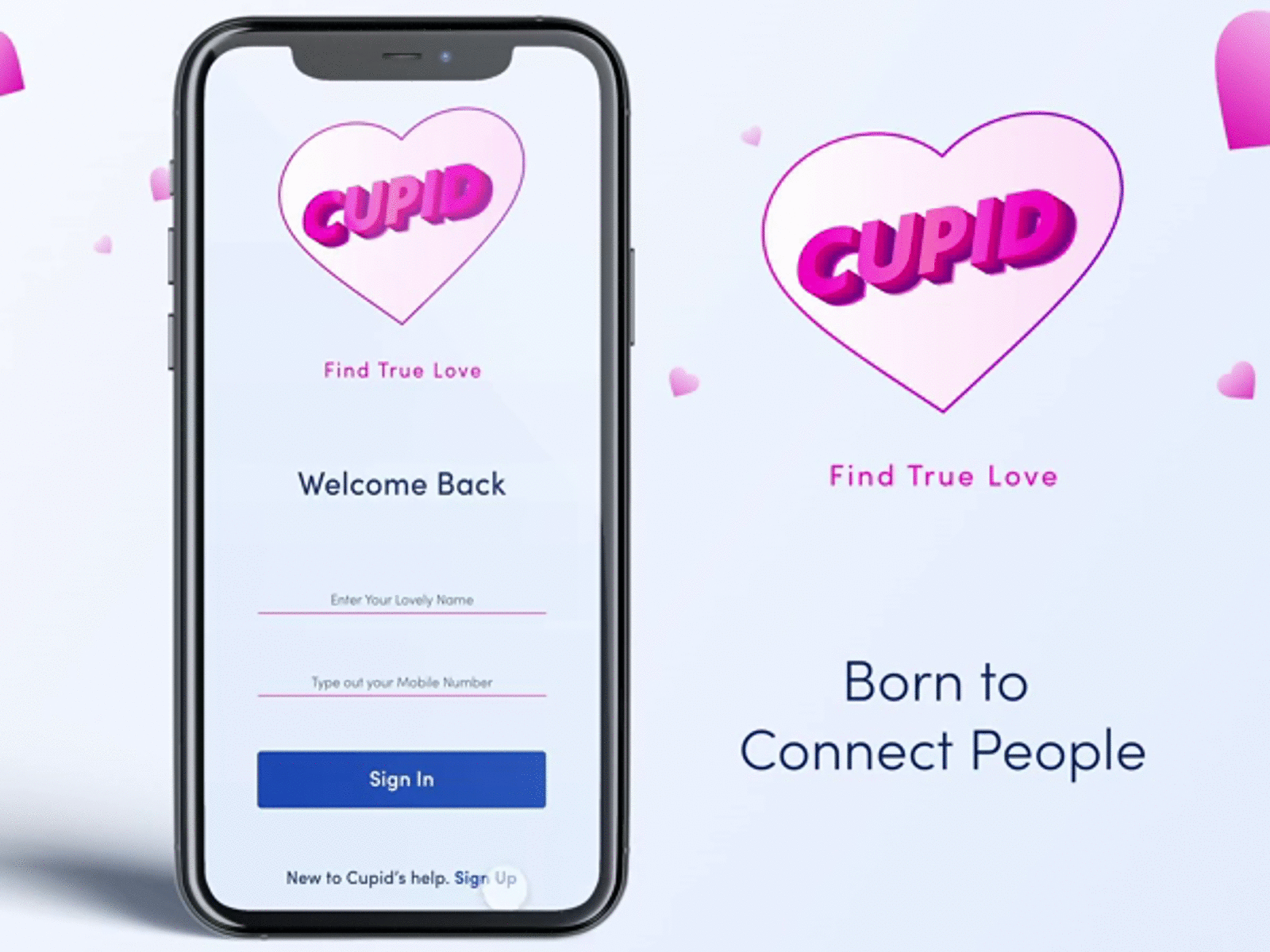 CUPID - Social Networking and Dating Application adobe adobexd autoanimate branding date dating datingapp design experience design interaction design love madewithadobexd. microanimation ui uilove ux