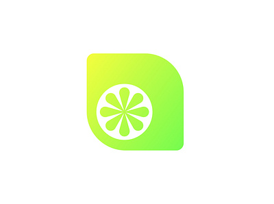 Lime // Icon Design app citrus fruit gradient icon illustrator lime logo vector