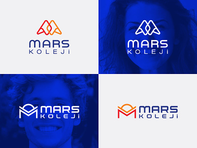 MARS School Logo PART-1 brand design branding design flat icon identity logo logo design logos logotype minimal type