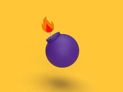 Bomb blue bomb design flame flames glass illustration india thread vector yellow