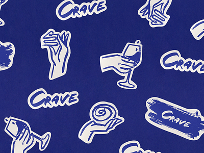 Crave stickers