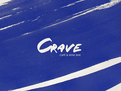 Crave Logo and brand identity branding identity design illustration ink drawing ink illustration logotype wine bar