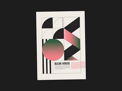 Book poster 3 design geometric illustration poster print