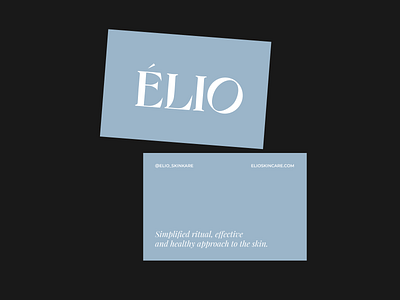 ÉLIO postcard branding design graphic design identity design post card