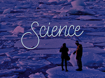Day 31: Science arctic climate change lettering science scientists script
