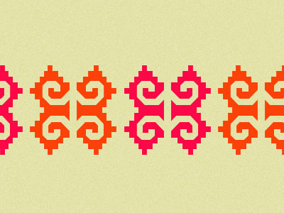 Cinco de Mayo border cinco de mayo decoration mexico orange pattern pink