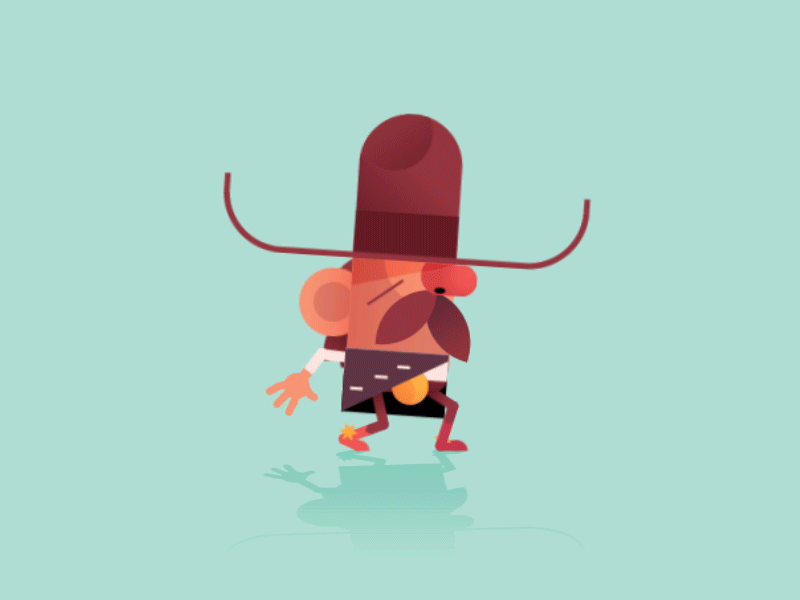 DRAW! animation cartoon character cowboy design draw duik illustration western