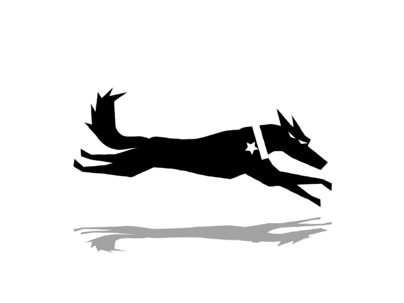 Dog Run after effects animal animation character design dog duik illustration illustrator run