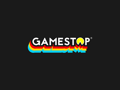 Gamestop "Retro" Logo branding branding design gamestop gamestop logo illustration illustrator justifox logo design logo inspiration logos photoshop video games