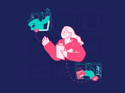 Illustration ❘ Team assistant helping illustation ops personal assistant peruvian service startup