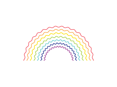 Icon ❘ Bacon Rainbow bacon icon rainbow