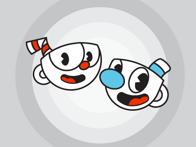 Vector Illustration ❘ Cuphead & Mugman