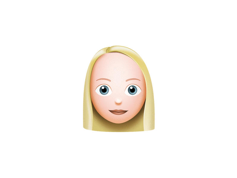 Hanne Torill apple design emoji face fun illustration portrait skeumorphic sticker tutorial