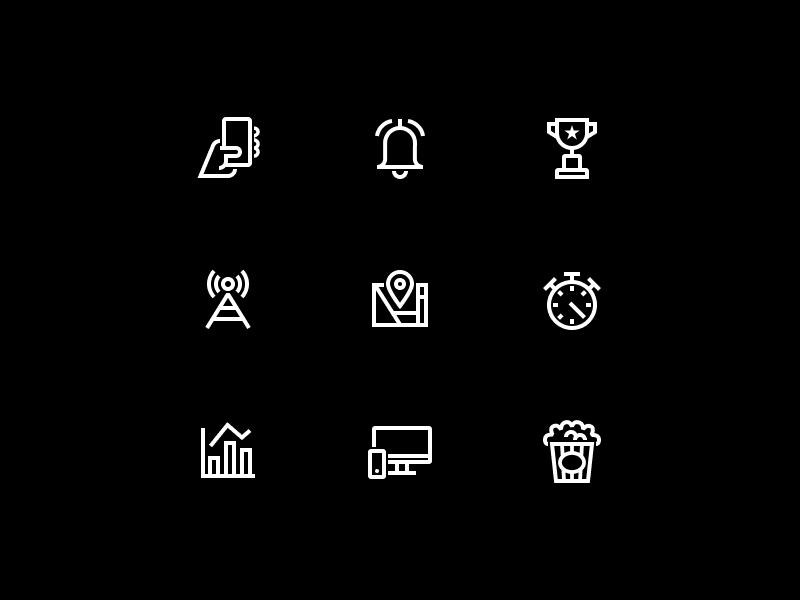 Multiple weights icons