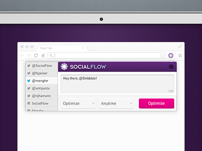 Socialflow Chrome Extension chrome compose extension facebook social media twitter web