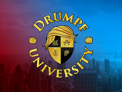 Drumpf University Seal drumpf parody seal trump university