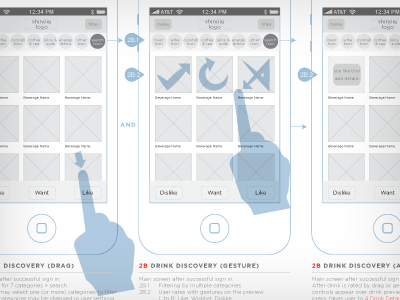 Shindig Wireframe V01