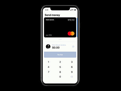 Apple Payments interaction concept /// Send money app apple apple pay card credit card exchange finance flat gradient interface ios mastercard minimal money payment transaction transfer ui ux wallet