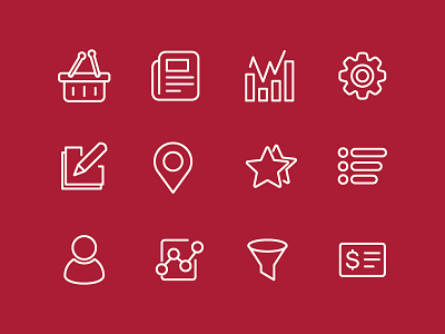 Vector Icon set for one of my project