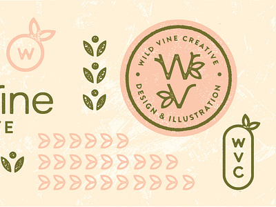 Wild Vine Creative : Personal Brand brand redesign branding design food brands freelance designer freelance illustrator freelancer illustration logo design logodesign nature brands nature design organic logo personal brand personal project visual design web