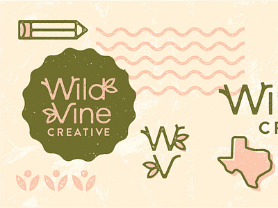 Wild Vine Creative brand redesign food brands freelance designer freelance illustrator logo design nature brands nature design organic logo personal brand personal project