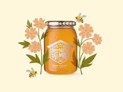 The Honey Comb House : Jar Packaging