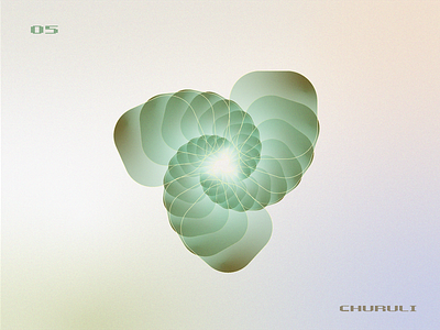 Churuli branding generative graphic design motion graphics ui