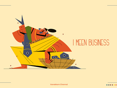 I 'Meen' business art design illustration