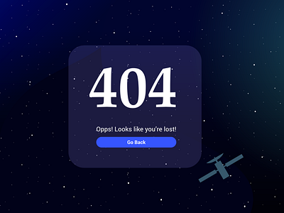 008 404 Page 008 404 page adobe xd affinity designer dailyui illustration ui uidesign web design webdesign