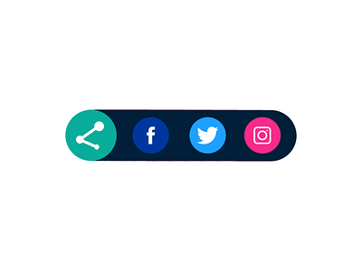 010 Social Sharing 010 adobe xd dailyui social share ui uidesign