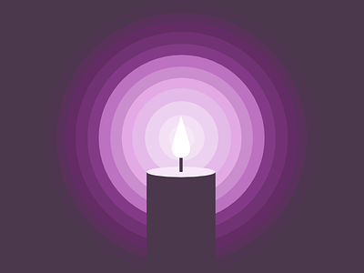 CSS Illustration - Candle affinity designer affinitydesigner candle css illustration illustration vector