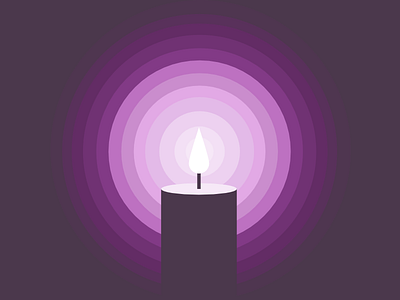 CSS Illustration - Candle