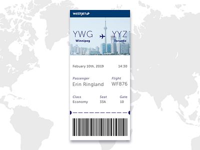 024 Boarding Pass 024 app design boarding pass boardingpass dailyui sketch app typography ui uidesign