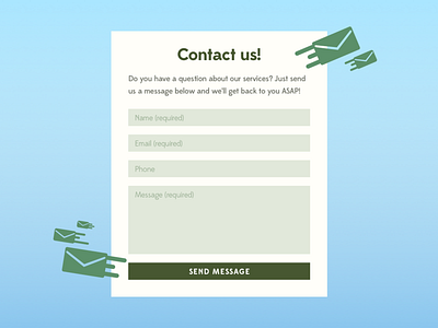 028 Contact Us 028 contact contact form contact us dailyui form sketch app ui uidesign web design webdesign