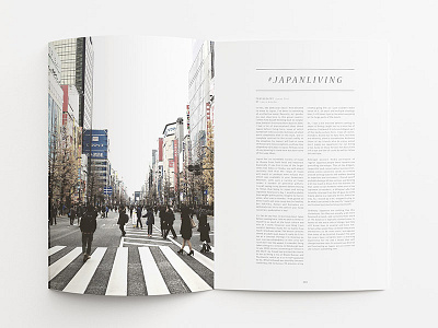 HASHTAG Magazine design graphic japan magazine minimal photography publication simple style travel typography
