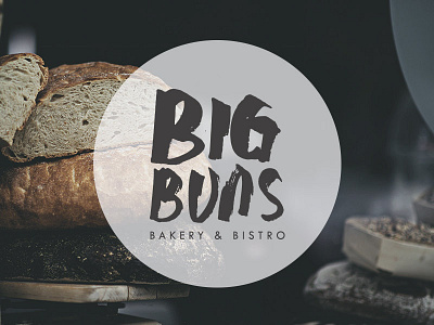 Big Buns Bakery & Bistro bakery bistro branding business cafe hipster logo modern packaging print typography