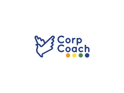 Corporate Coaching Branding bird branding icon logo