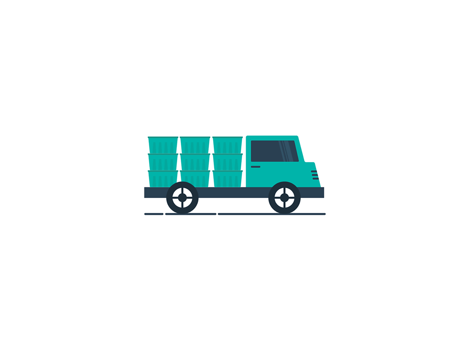 Moving Truck delivery icon logistics motiongraphics moving storage store truck