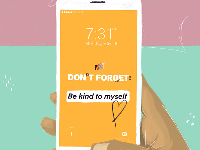 Customizable Message Iphone Wallpaper