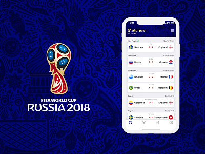 Football App (Fifa World Cup 2018)