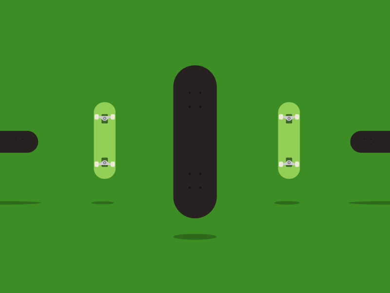 WIP animation gif illustration skateboard