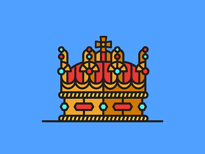 Crown crown gem gold graphic icon illustration