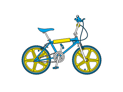 WIP Bike Illustration #2 bicycle bike bmx